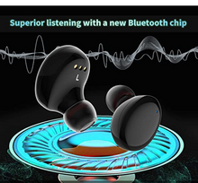 Load image into Gallery viewer, Wireless Earbuds Bluetooth Earbuds Bluetooth 5.0 Wireless Headphones in-Ear with Charging Case IPX8 Waterproof Deep Bass Noise Cancelling Technology for Sports,Gym