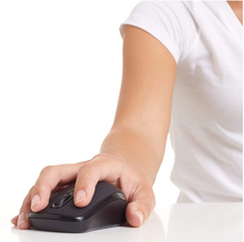 Load image into Gallery viewer, AmazonBasics Wireless Computer Mouse with USB Nano Receiver - Black