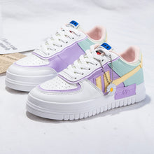 Load image into Gallery viewer, 2020 Summer Women Sneakers White Tennis Women Shoes Canvas Slip on Female Row Shoes Platform Flats Casual Ladies Vulcanize Shoes
