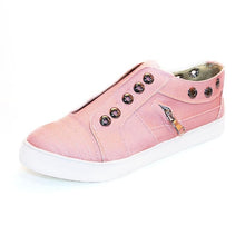 Load image into Gallery viewer, MORAZORA 2020 big size 35-43 women flat shoes spring summer canvas shoes round toe slip on comfortable casual shoes woman