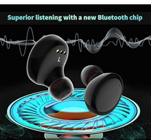 Load image into Gallery viewer, Wireless Earbuds Bluetooth Earbuds Bluetooth 5.0 Wireless Headphones in-Ear with Charging Case IPX8 Waterproof Deep Bass Noise Cancelling Technology for Sports,Gym
