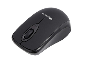 AmazonBasics Wireless Computer Mouse with USB Nano Receiver - Black